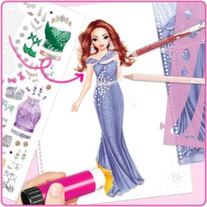 TOP Model Create Your Own TOPModel Glamour Special Colouring Book 11711_A - Depesche
