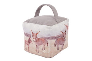 Donkey Soft Fabric Doorstop - Langs