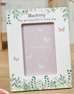 Mummy Floral Ceramic Photo Frame 6x4'' - Langs