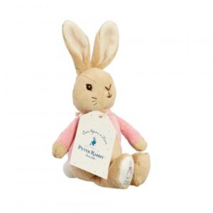Flopsy Bunny Bean Rattle Toy - Beatrix Potter - Peter Rabbit - Rainbow Designs