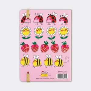 A6 Perfect Bound Notebook - Berry Lovely Notes - Rachel Ellen Designs